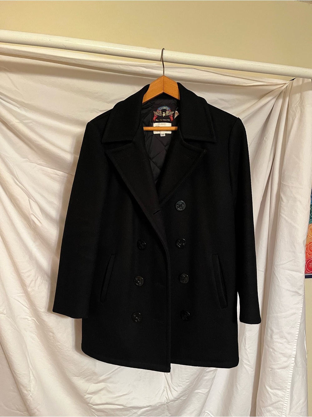 Classic navy blue Peacoat Jacket - unisex - Picture 2 of 10